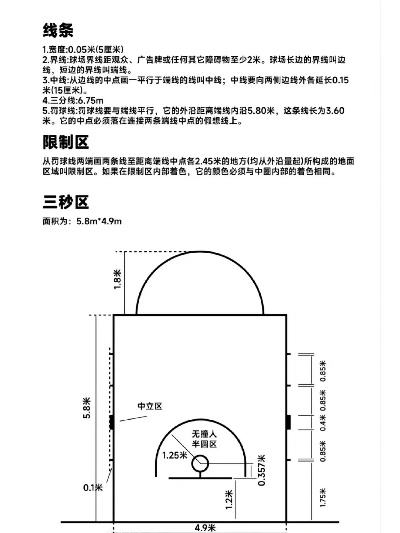 篮球场地的标准尺寸是多少？（详细介绍篮球场地的长宽比例）-第2张图片-www.211178.com_果博福布斯