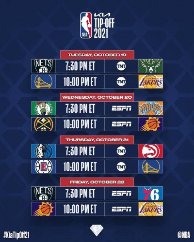 2018.6.1nba几点开始 2021-2022nba什么时候开始